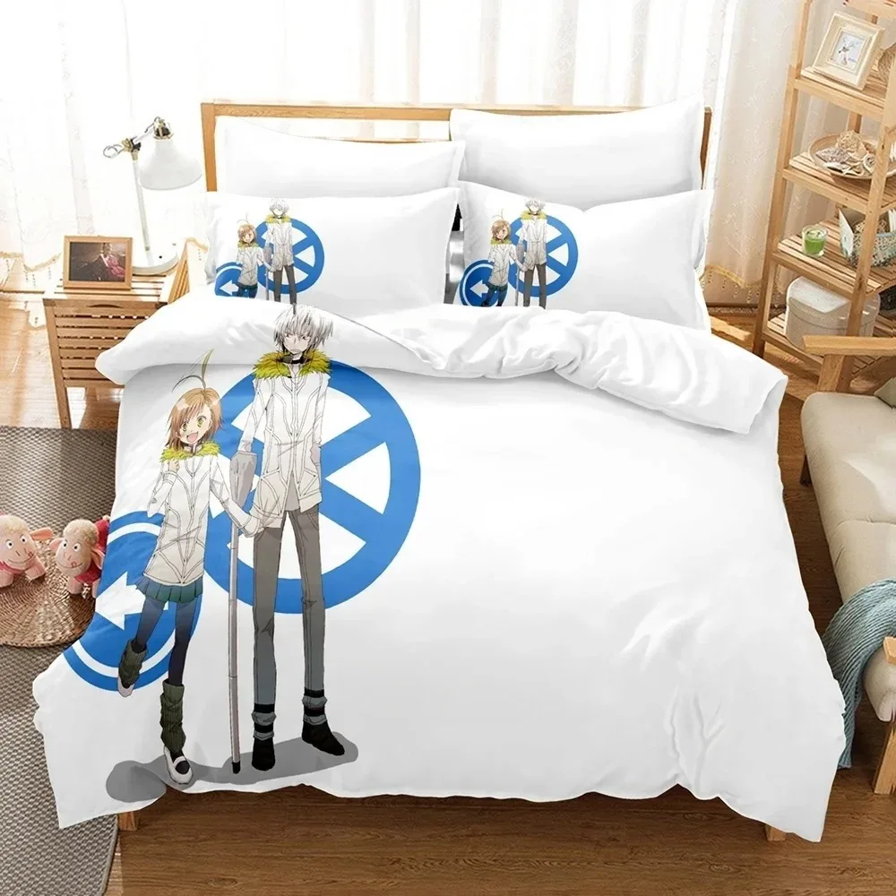 3D Printed Anime A Certain Magical Index Bedding Set Single Twin Full Queen King Size Bed Set Adult Kid Bedroom Duvetcover Sets