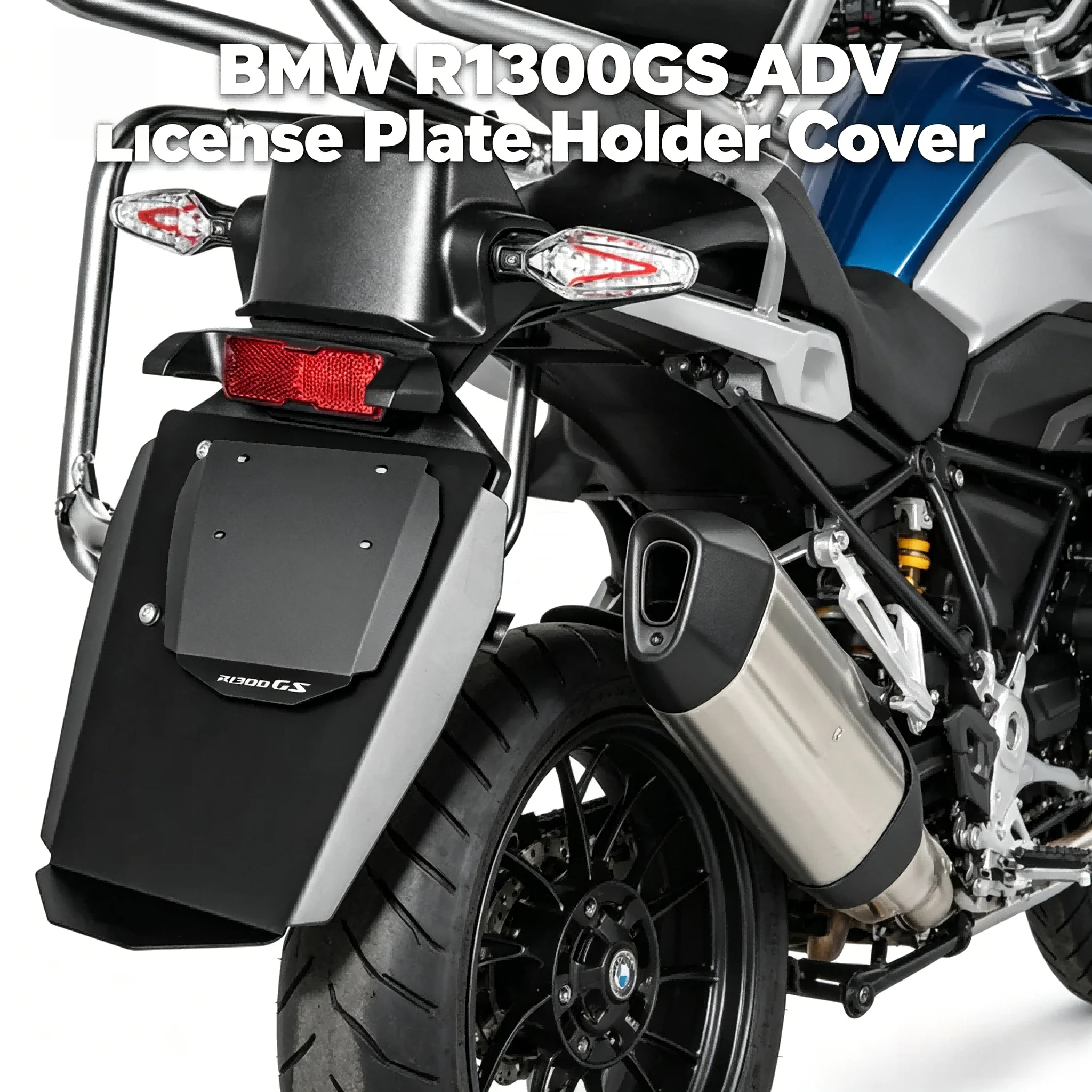 

CNC License Plate Holder Rear Fender Splash Guard for BMW R1300GS ADV 2023-2024