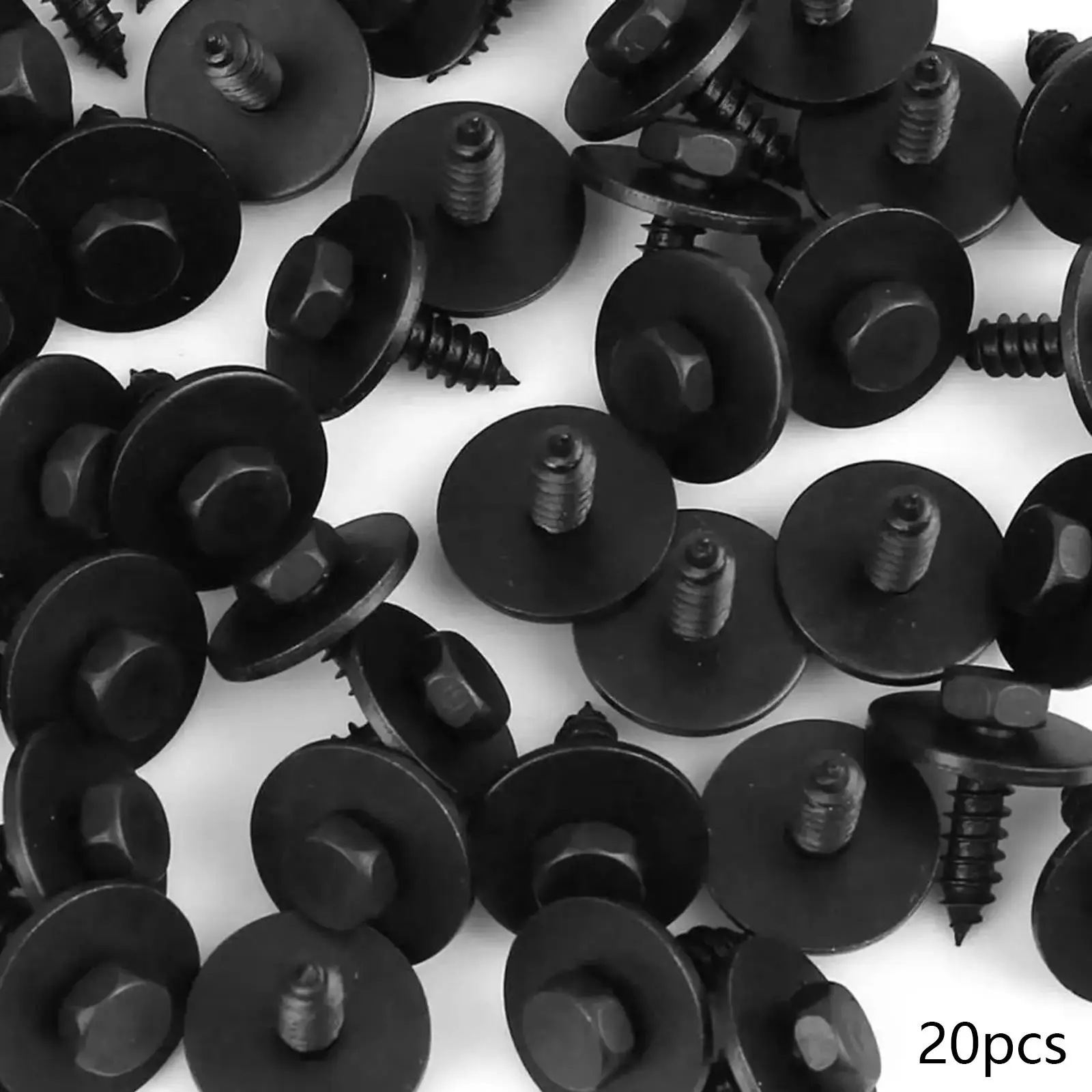 20 Pieces Hex Head Screws 07147129160 Spare Part Wear Resistant Easy Installation for Splash Guard for BMW x1 E90 E46 x3