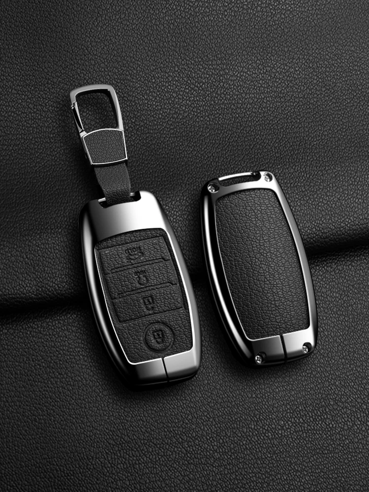 Hohe Qualität Zink-legierung Leder Auto Schlüssel Fall Abdeckung Für KIA Sportage Cerato Optima K2 K3 K4 K5 RIO Picanto Soul Sorento Sedona – Detail 16
