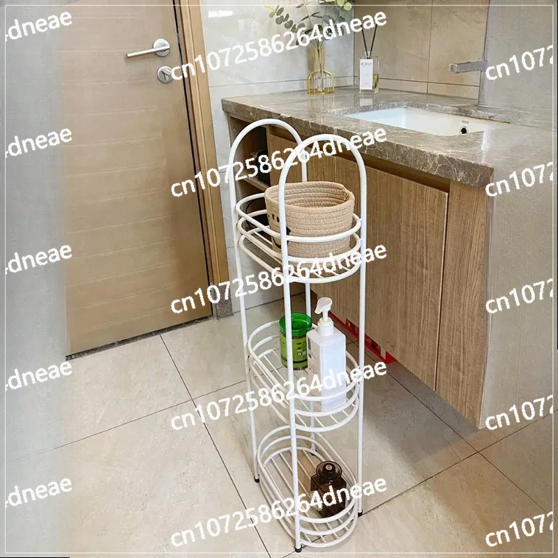 

Toilet rack, toilet crevice floor-to-ceiling storage cabinet, bathroom toilet, narrow side cabinet, toilet storage shelf.