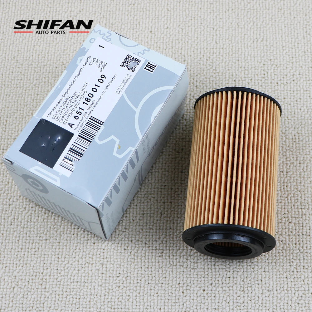 10 Pcs A6511800109 For Mercedes-Benz W176 A180 A200 W246 W242 B180 B200 B220 W204 C180 C200 C220 C250 C204 Oil Filter 6511800109