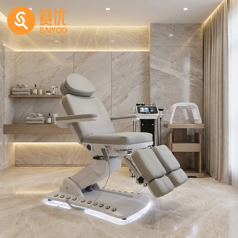 Bed, Micro-Cosmetic Injection Chair Beauty Salons, Spa Salon Leg-Splitting Pedicure Treatment
