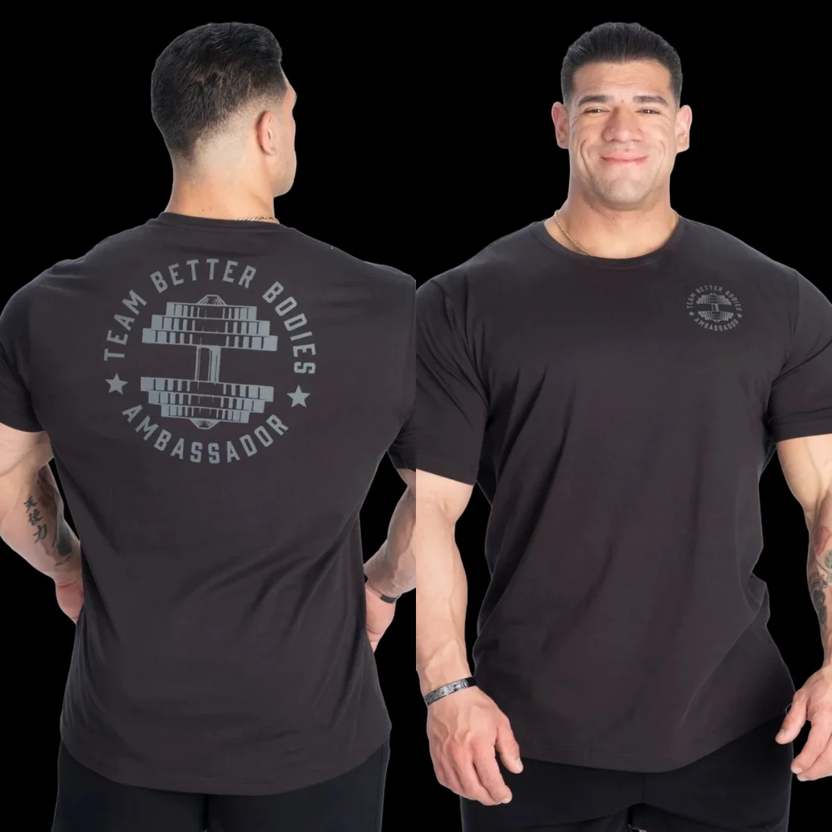 T-shirt exclusif pour nos ambassadeurs, marque de tendance fitness, t-shirt graphique en coton pour hommes et femmes, streetwear d'été