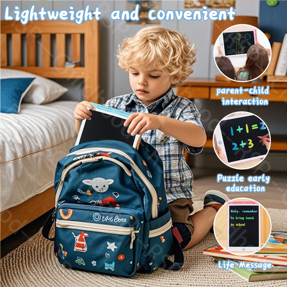 แท็บเล็ตวาดรูป LCD ขนาด 8.5 นิ้ว / 10 นิ้ว / 12 นิ้ว สำหรับเด็ก ของเล่นเสริมพัฒนาการแบบมอนเตสซอรี่ กระดานวาดภาพวิเศษ ของขวัญวันเกิด/คริสต์มาส