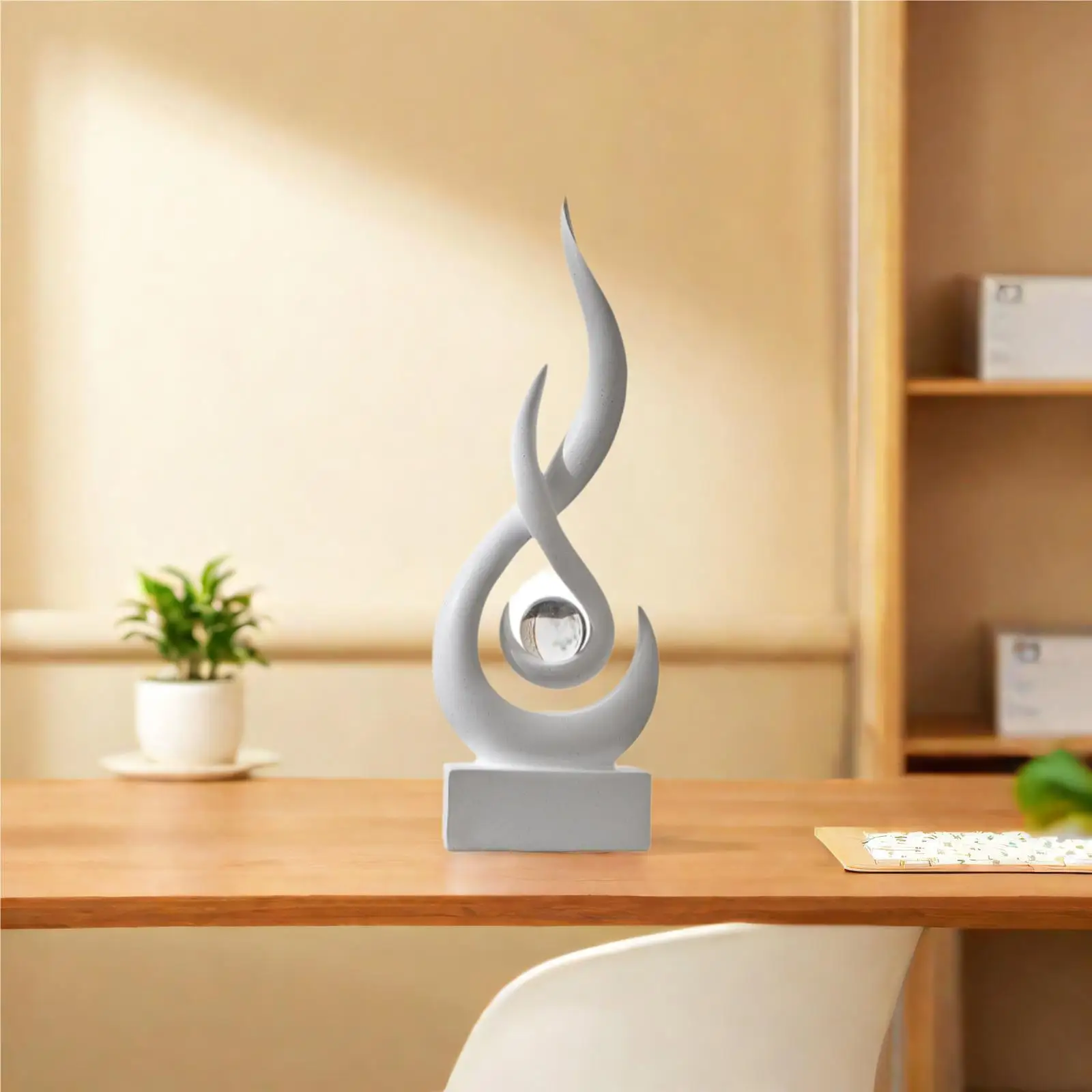 Abstract Sculpture Minimalist Desk Figurines for Office TV Stand Decorations