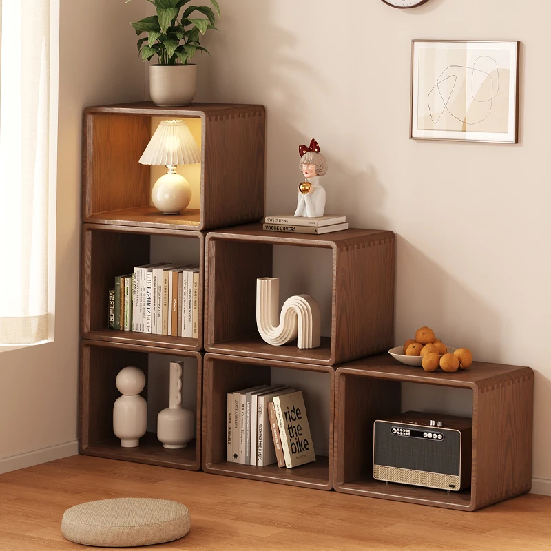 Small Desk Chest Boekenplanken Wall Rack Wooden Shelves For Books Boekenplanken Open Cabinets Mueble Librero Corner Furniture