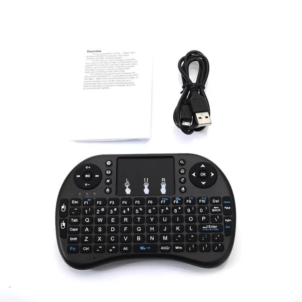 Mini i8 2.4G Wireless Keyboard with Touchpad & Backlight for pc , Kodi Media Box – Not for