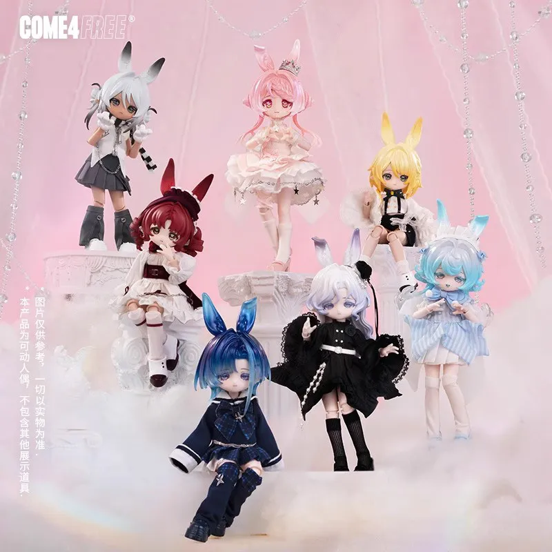 COME4FREE Bangni Rabbit Weather Star Language Blind Box 12-point Action Figure BJD Doll
