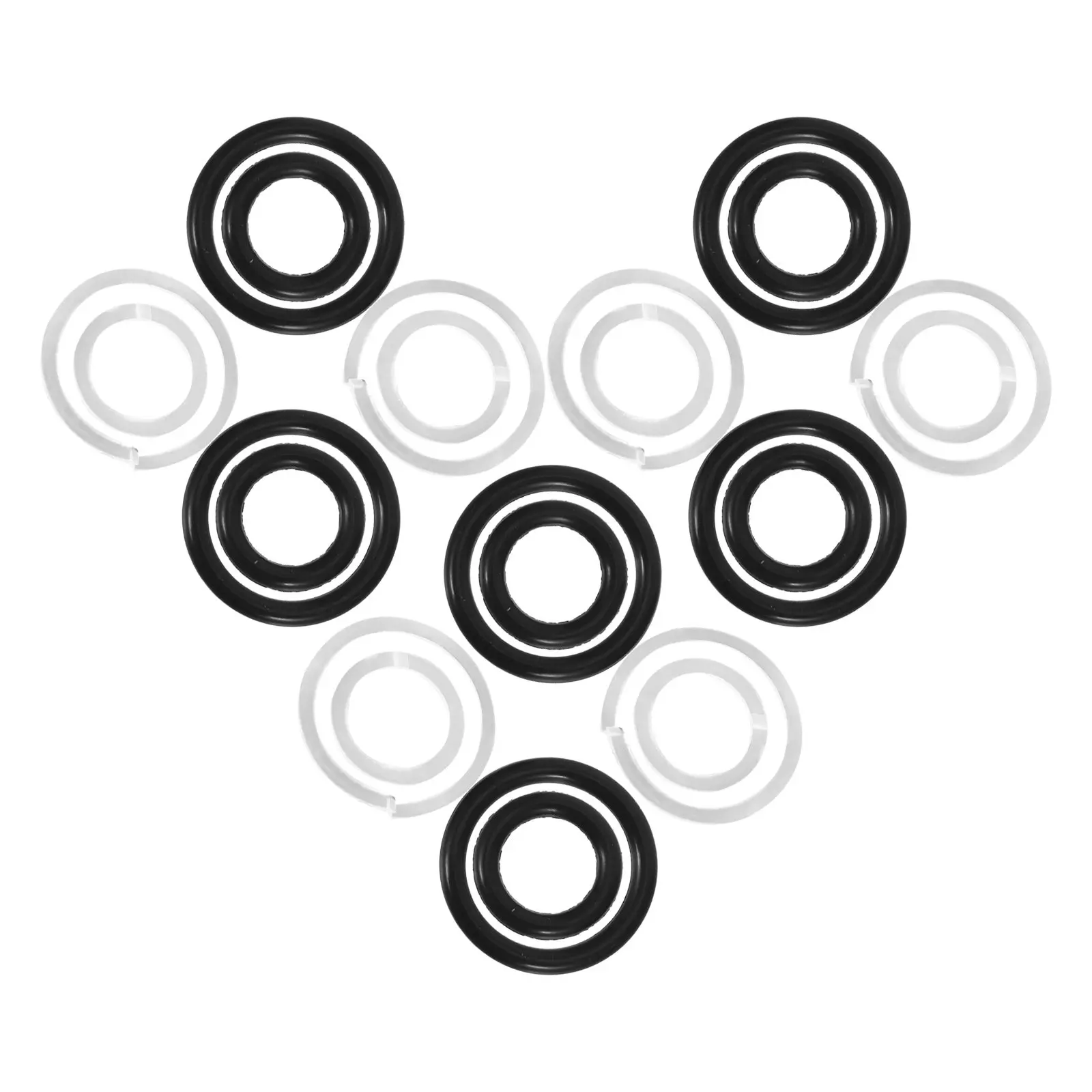 

24Pcs Hydraulic Jack Oil Seal Kit High Pressure Repair Gasket Replacement Parts for Hydraulic Floor Jack Pump Piston Seal Oil
