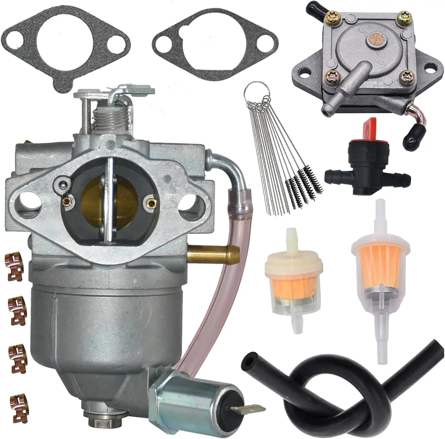AM109205 Carburetor with Fuel Pump Fits John Deere GT242 GT262 GT275 F510 F525 LX170 LX172 LX175 LX176 LX240 Kawasaki FC420V 150