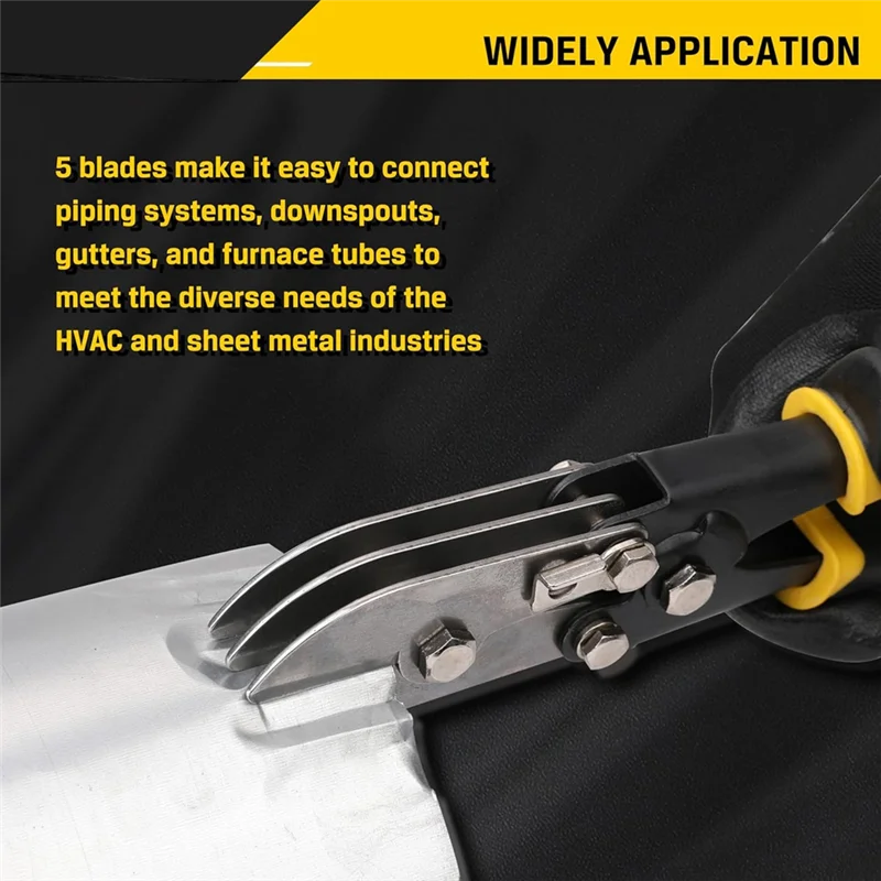 TKOH-5 ใบมีดแผ่นโลหะCrimper,มือCrimperสําหรับท่อ, Downspout & ท่อเตา 9-1/2 นิ้วDutyแผ่นโลหะCRIMPING TOOL