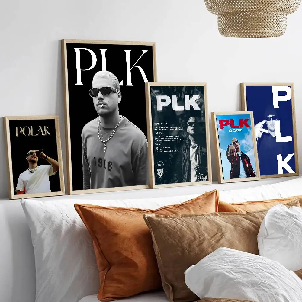 Rapper P-PLK Anime Posters Sticky Whitepaper Prints Posters Artwork Kawaii Room Decor