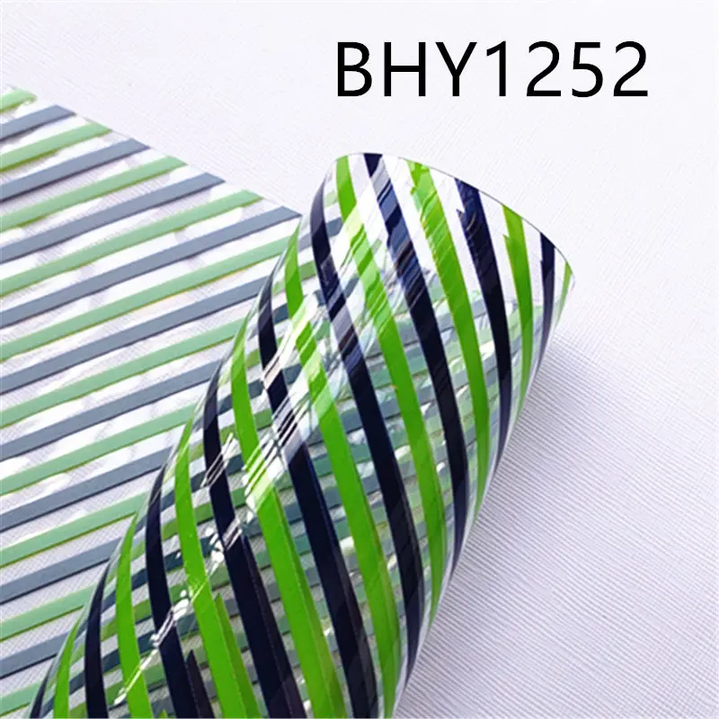 20*33CM A4 size pattern print transparent jelly sheet UV print PVC bow bag fabric