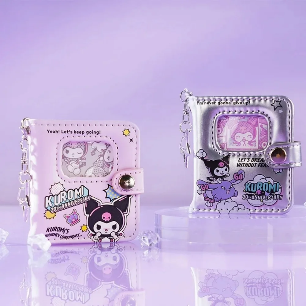 

Genuine Kuromi Mini Portable Notebook Kawaii Cartoon Sanrio Memo Pad Diary Students Reward Stationery School Supplies Gifts