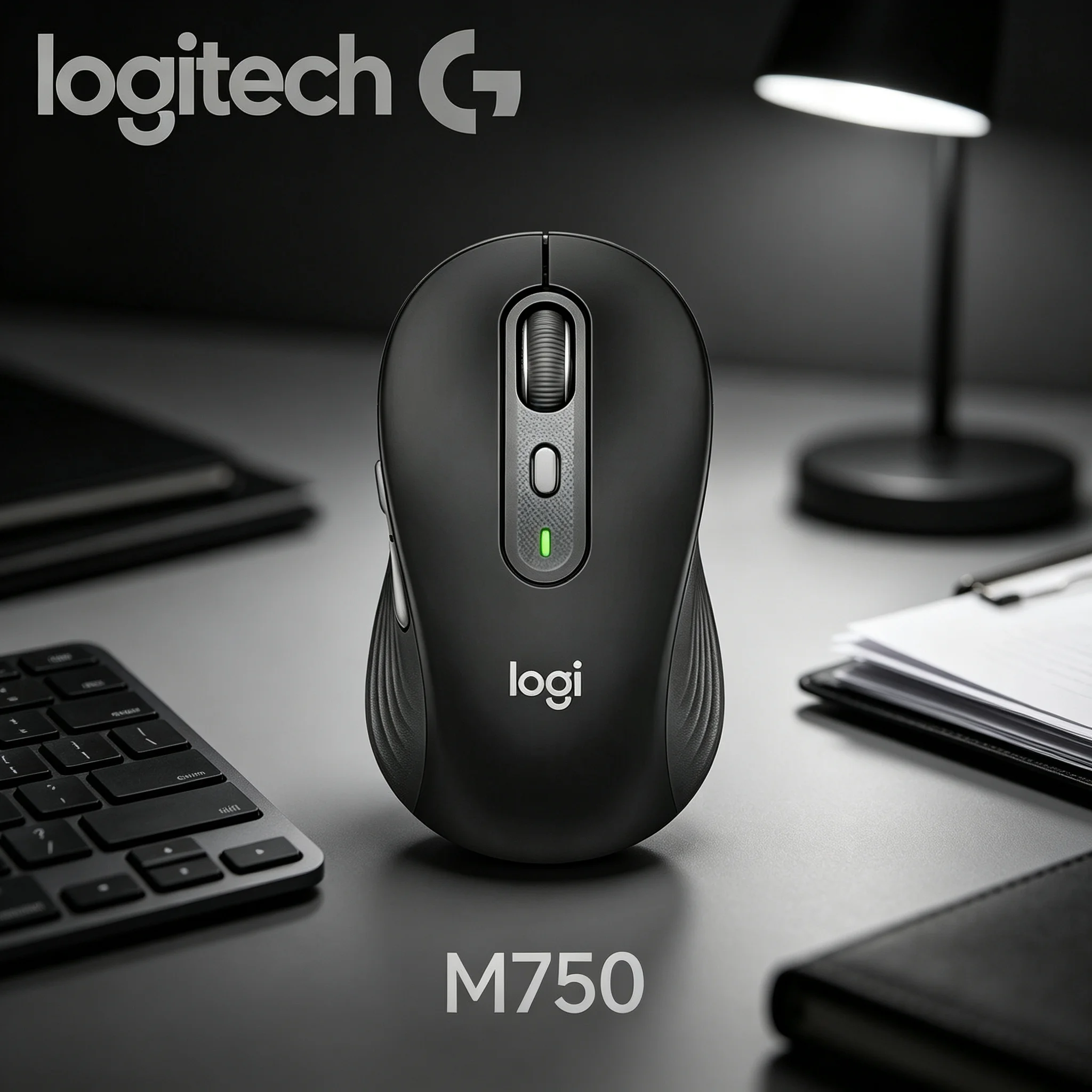 Logitech M750 High Precision Tracking Wireless Mouse Ideal For PUBG Shooting Game And Business Contract Drafting Office Work