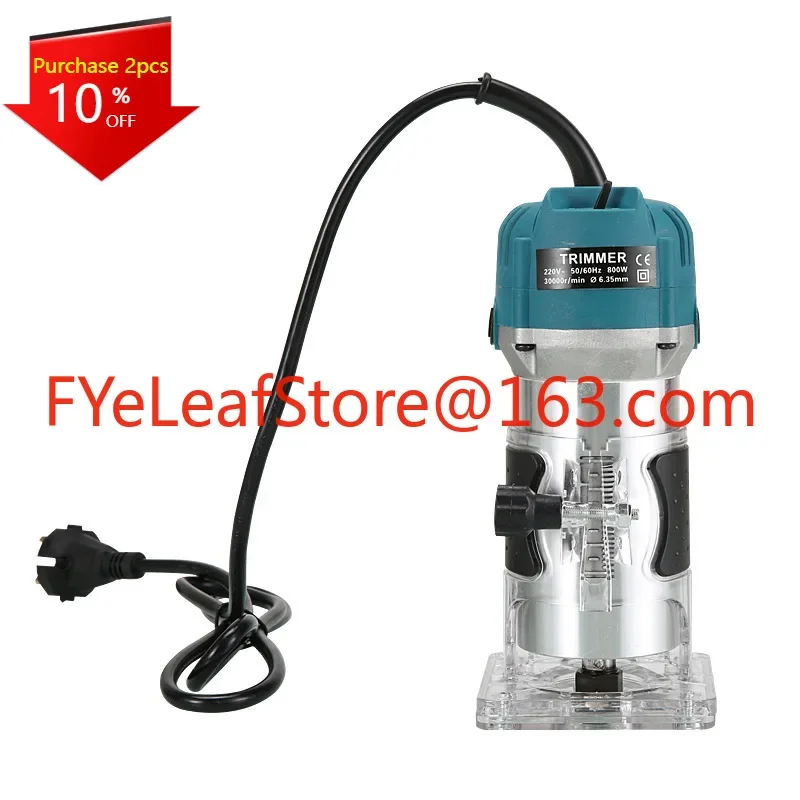 router tools 220V electric woodworking trimming machine 110V slotting machine woodworking engraving machine opening tool