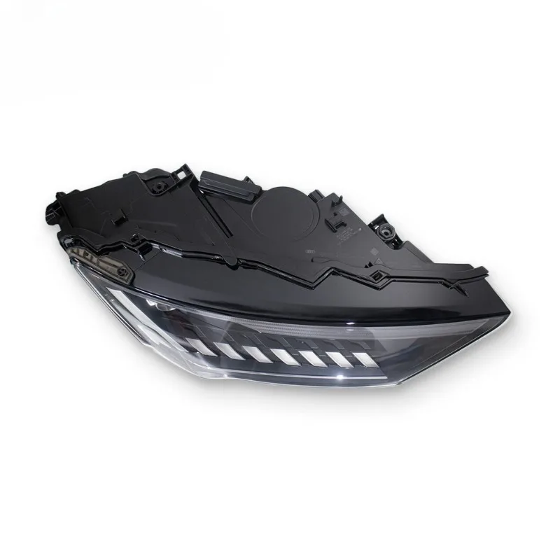 Headlight assembly: LED daytime running lights, flowing light direction