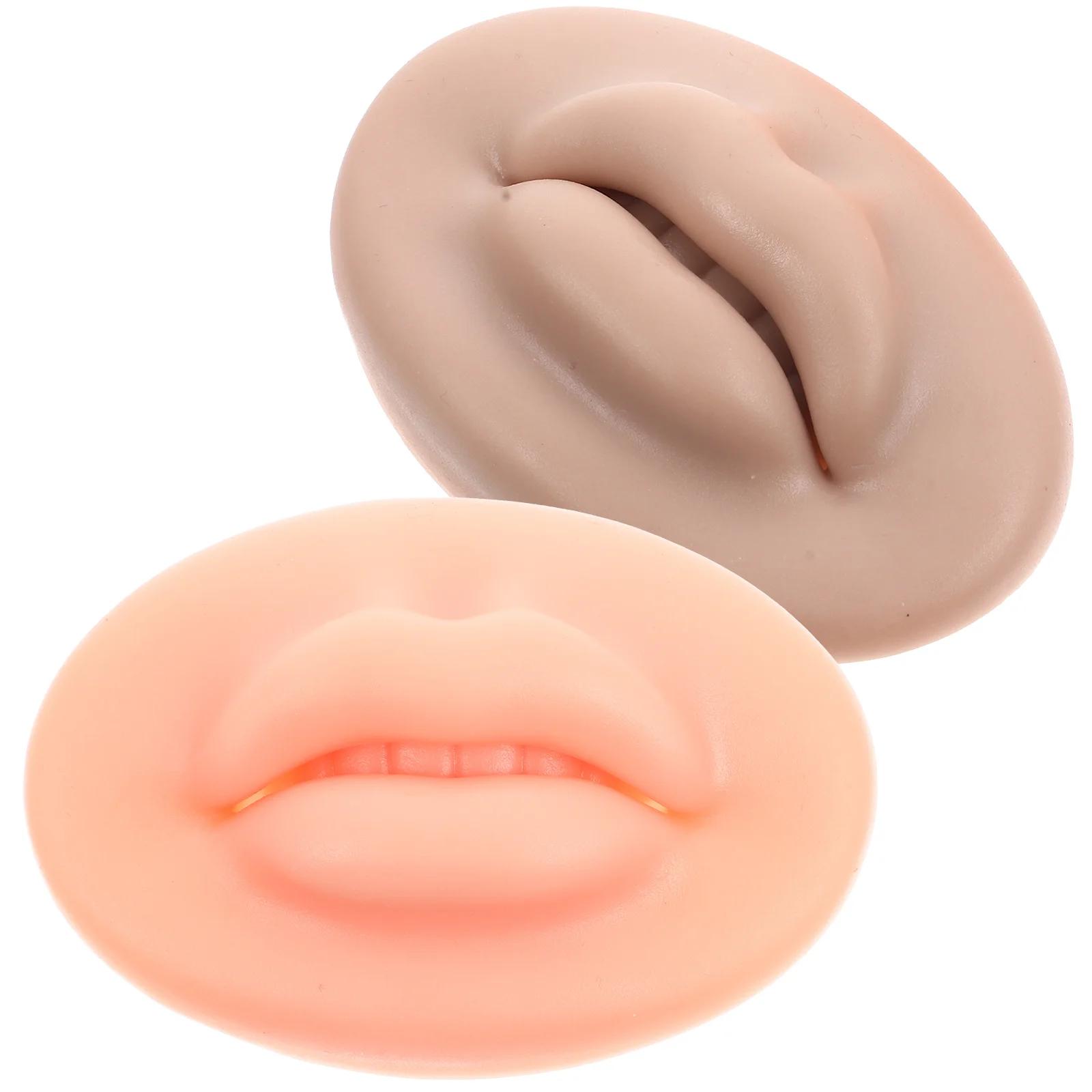 

2Pcs Silicone Practice Lip Skin Elastic 3D Tattoos Training Module Realistic Feel Artificial Lip for Beginner Artists