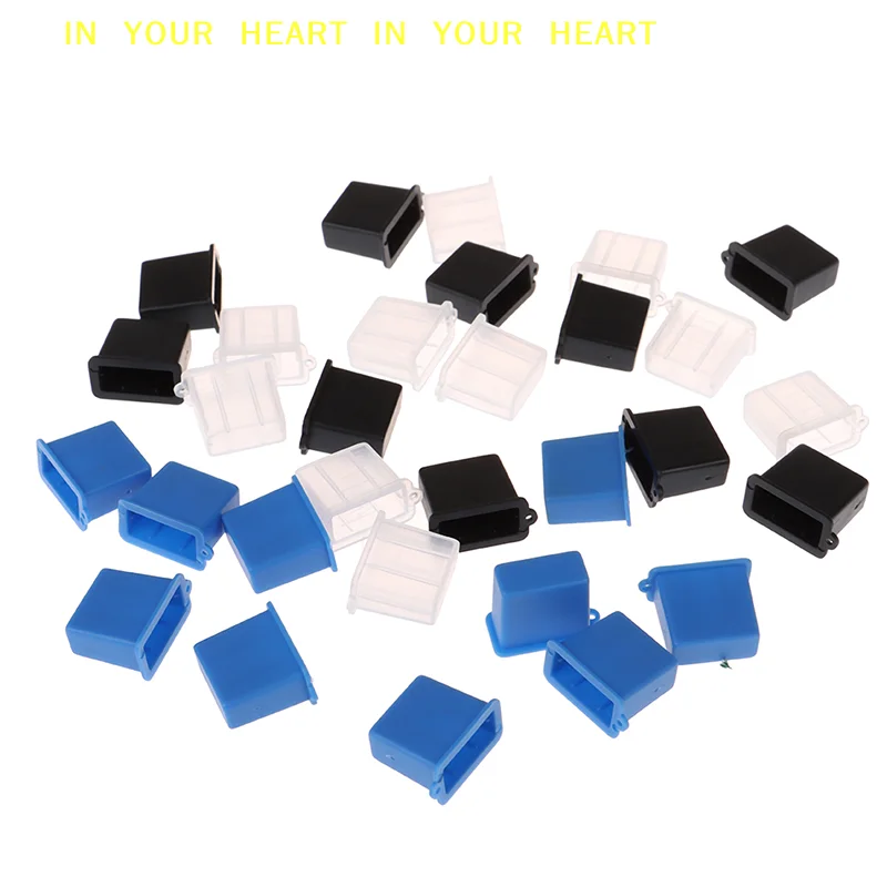 

【X】10Pcs New USB Type A Male Anti-Dust Plug Stopper Cap Cover Protector