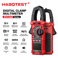 HABOTEST HT212 Digital Clamp Meter 4000 Counts True RMS AC/DC Current NCV Voltage Tester Frequency Resistance Electrician Tools