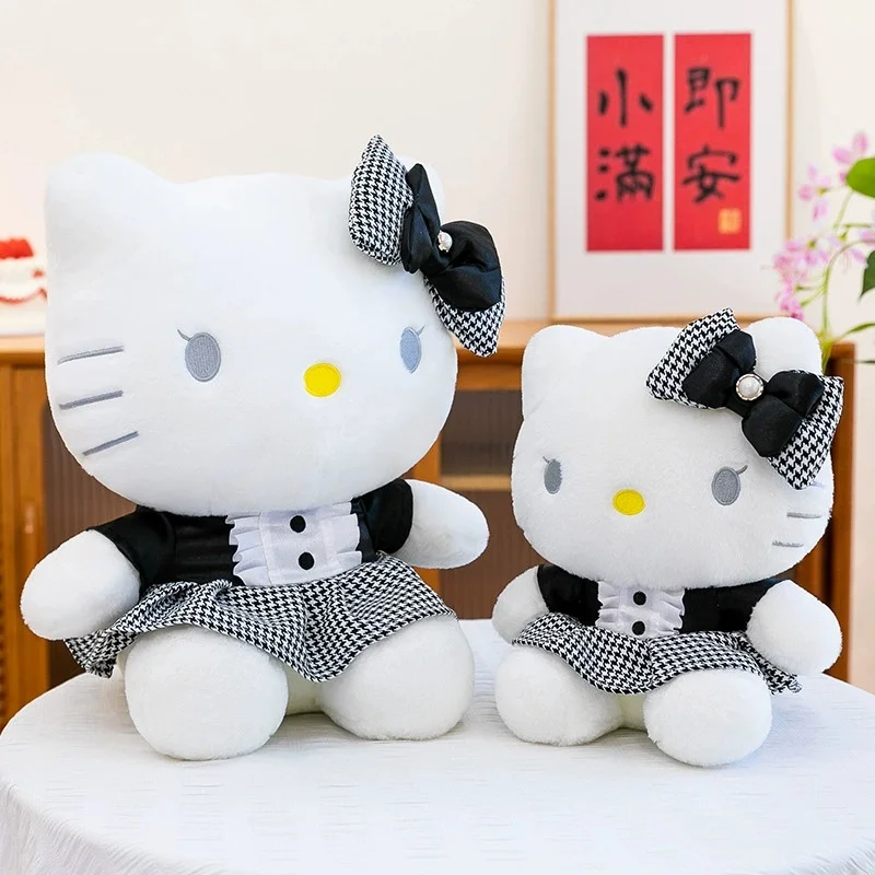 50CM anime Sanrio Hello Kitty cosplay dame style série dessin animé en peluche poupée PP coton oreiller en peluche kawaii ornements cadeau
