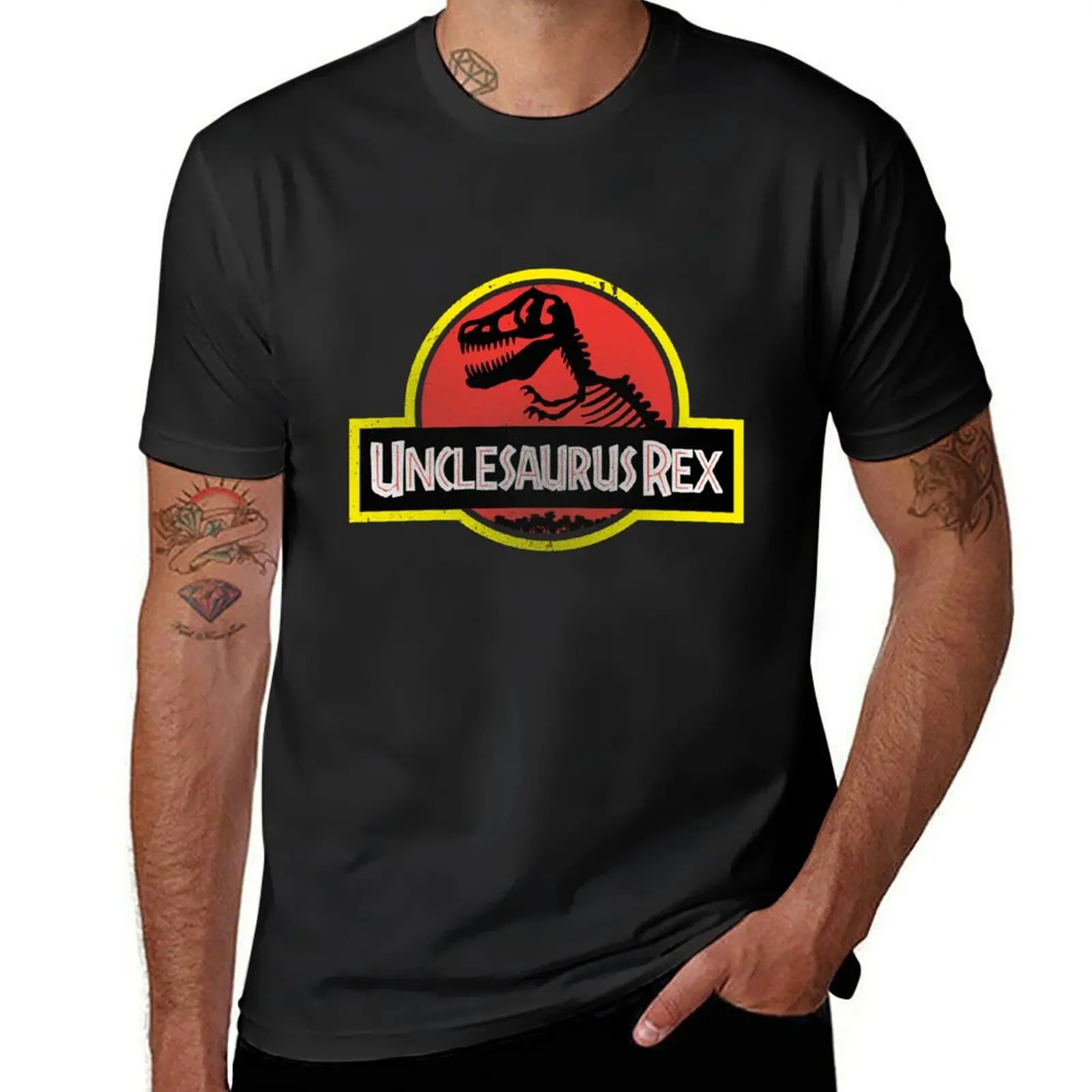 Unclesaurus Rex Funny Uncle T-shirt T-Shirt boys whites new edition summer tops summer clothes mens workout shirts