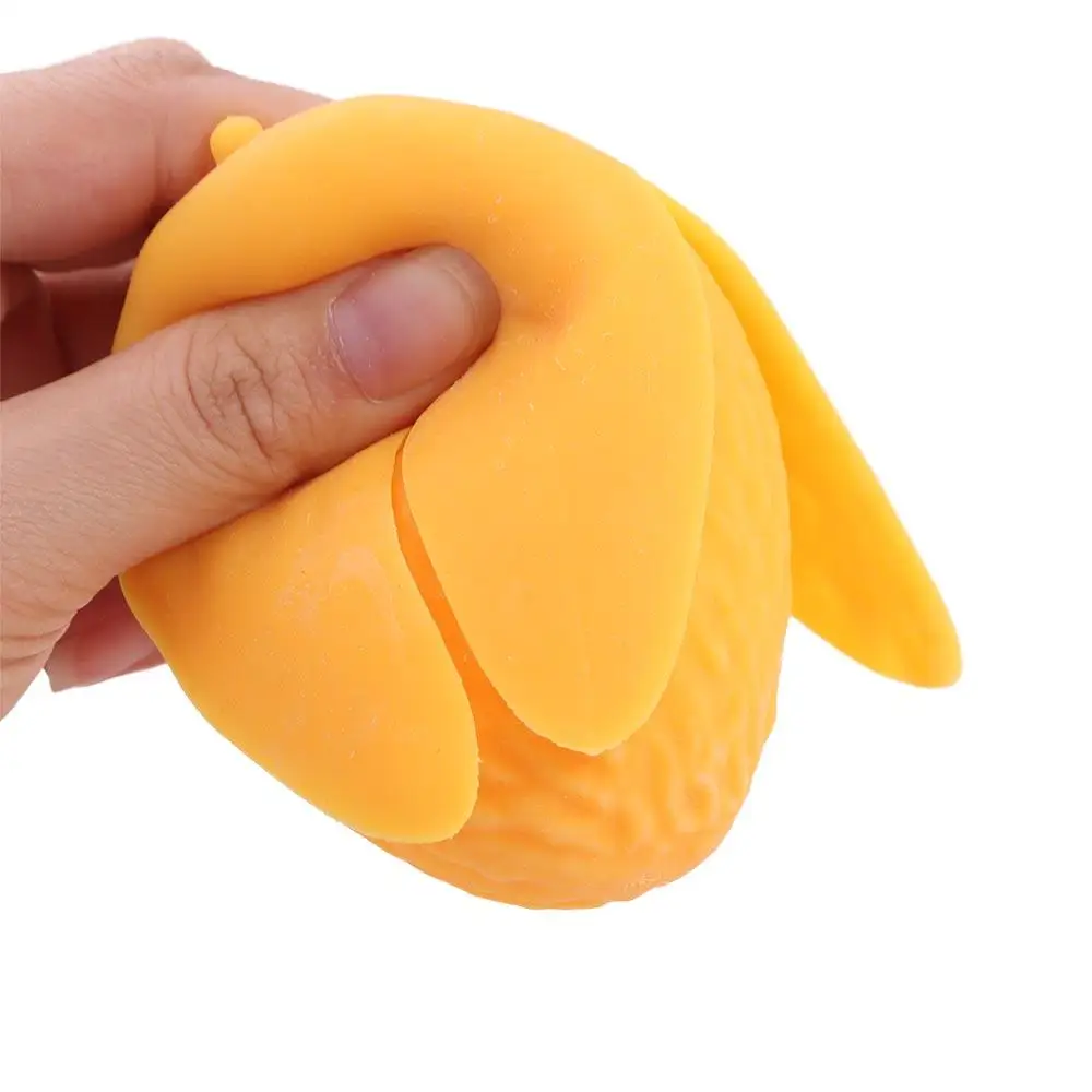 Hand Squeeze Toy Simulated Fruit Squeezing Toy Comfortable Touch Relieving Fun Release Ball Fidget PU Squeeze Toys Kids