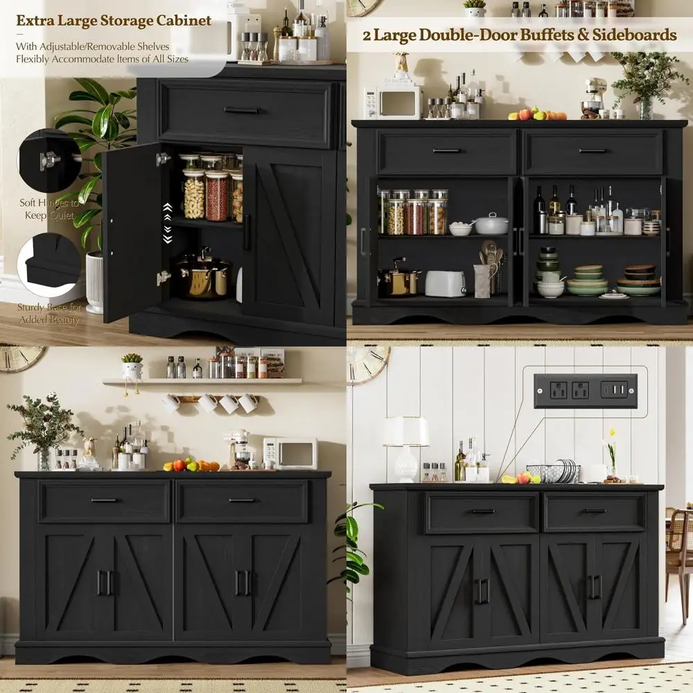 56" Large Wooden Bu…