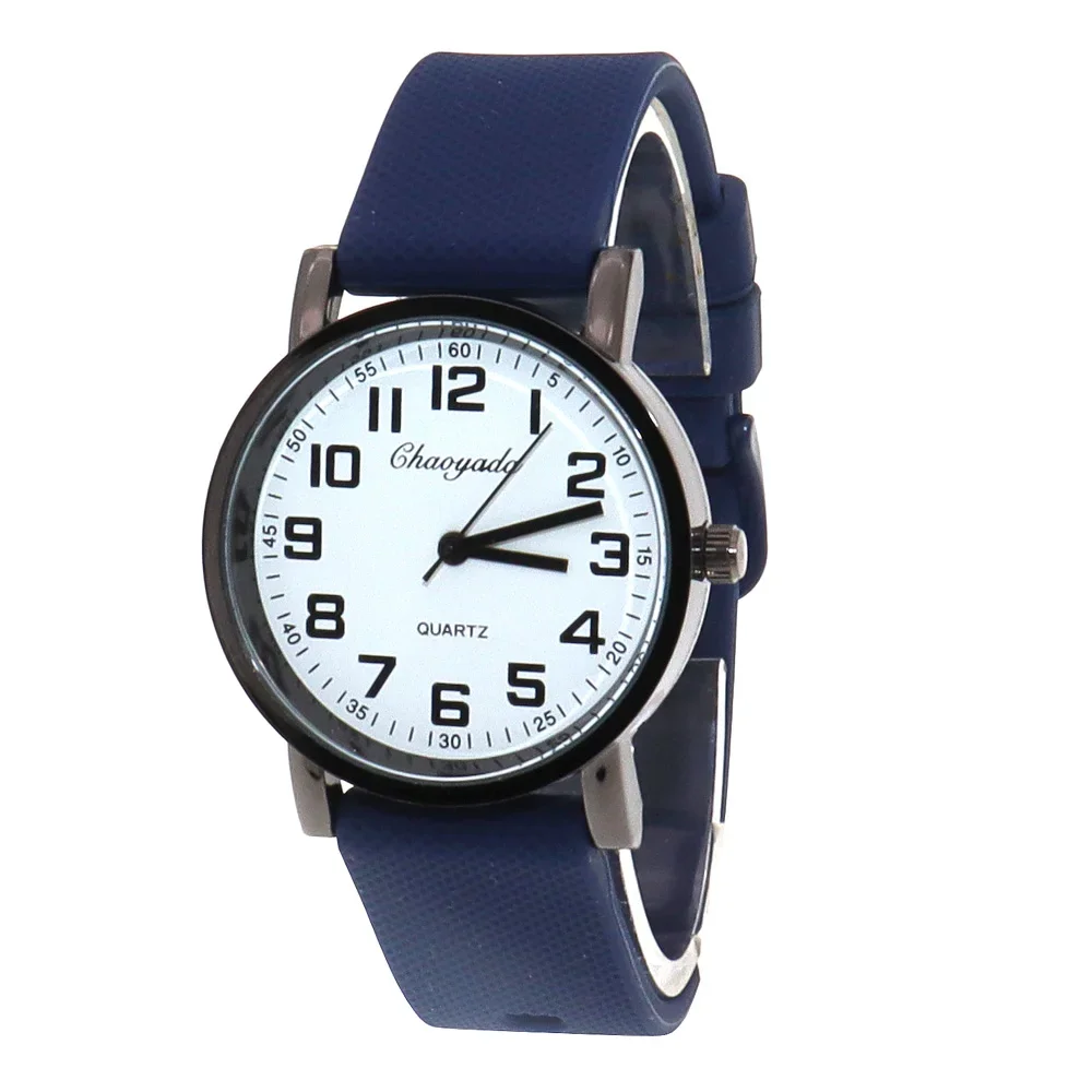 Mannen Vrouwen Jongens Meisjes Horloges Sport Siliconen Band Quartz Horloge Junior High School Student Geschenken Kleurrijk