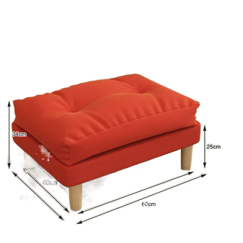 Lazy sofa, foot pedal, shoe changing stool, household living room sofa extended splicing and legs5