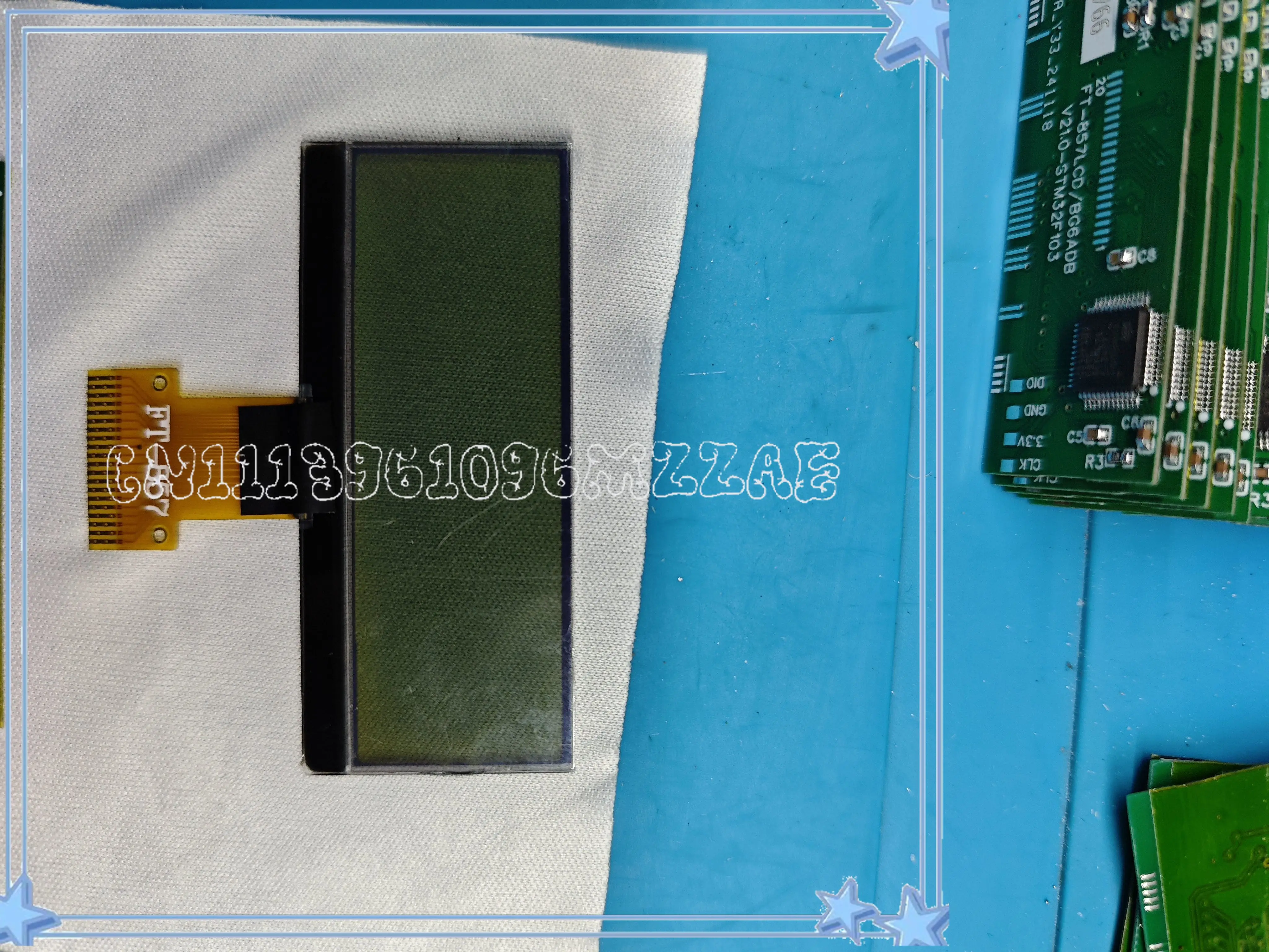 FT-857/D LCD Open Mold Custom Replacement Screen, FPC Full Display