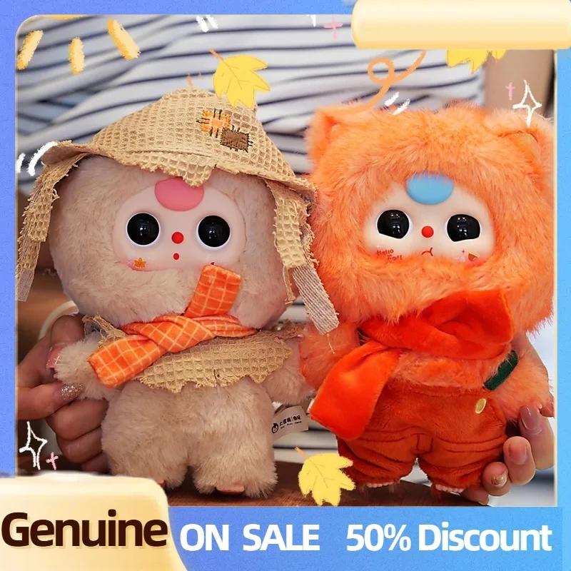 

Genuine Baby Three Autumn Fairy Tale Series Kawaii Plush Cute Pendant Figure Blind Box Doll Surprise Ornament Girl Toy Gifts