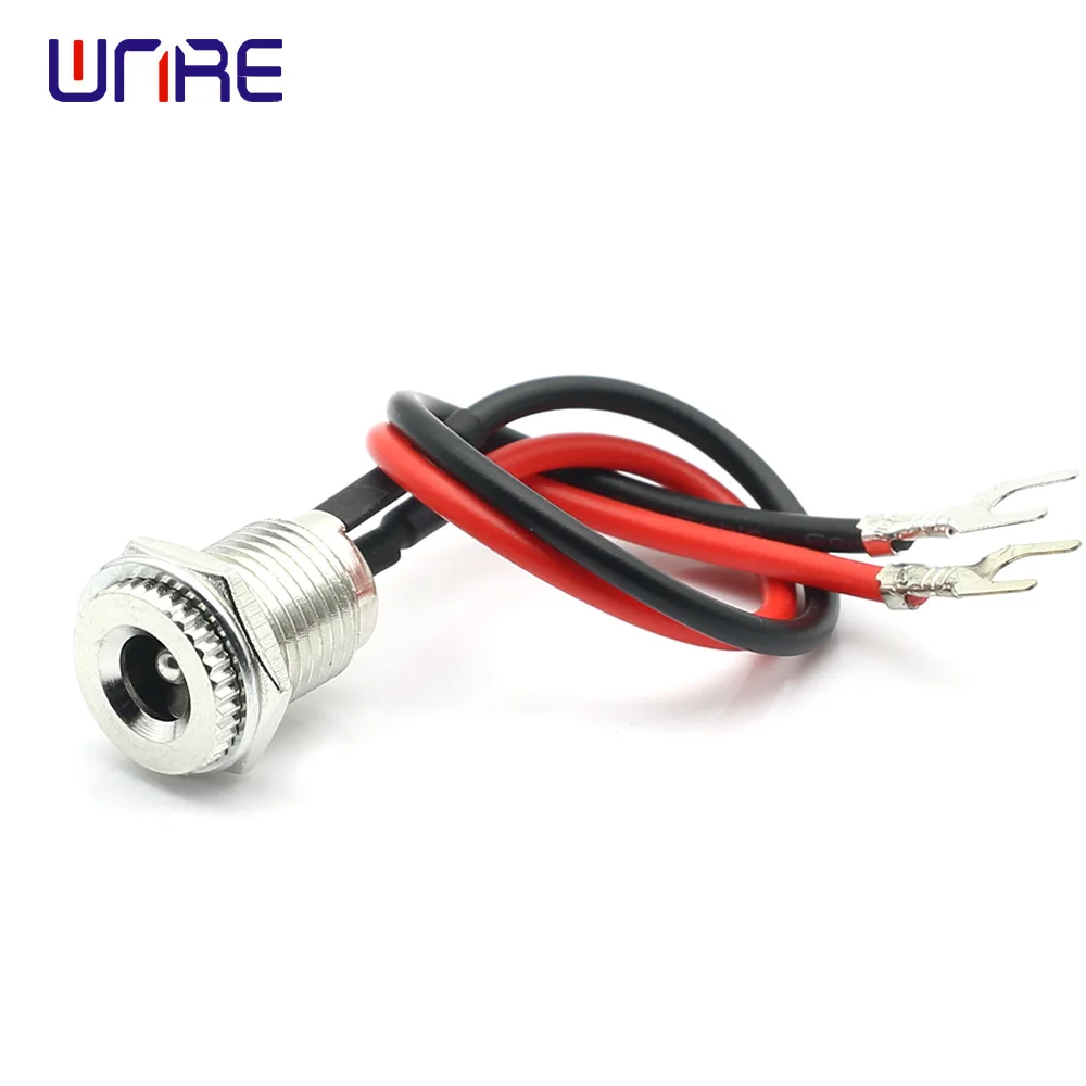

DC-099 All Copper Vertical Threaded DC Power Interface Socket With UT Terminal Waterproof With Wire Base
