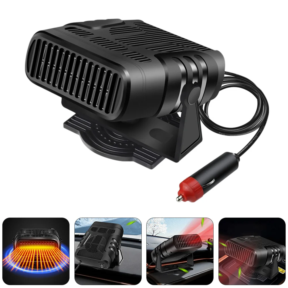 

car fan heater Car Heater 12V Automobile Windscreen Heater Fast Heating Fan Defroster Device car fan heater