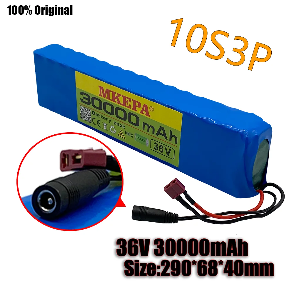 36V 30Ah 600watt 10S3P lithium ion battery pack 15A BMS For xiaomi mijia m365 pro ebike bicycle scoot XT60 T Plug