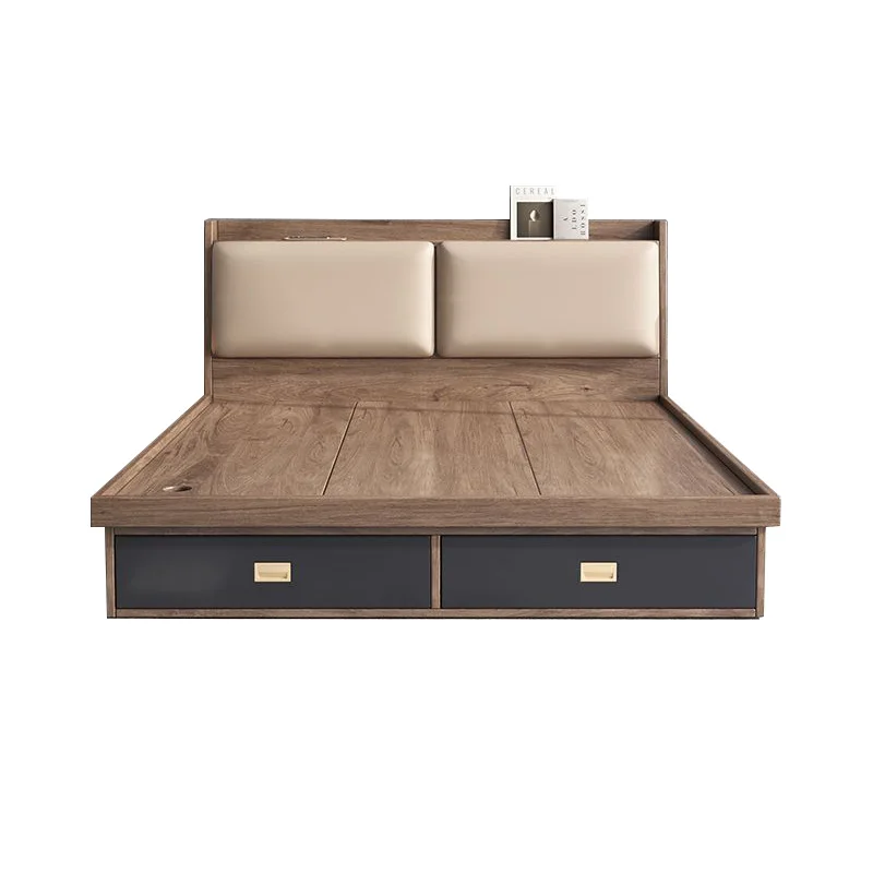 

Five Star Luxury Modern Hotel Furniture Custom Design Cheap Price king Size Wood Frame Double Bed for Bedroom