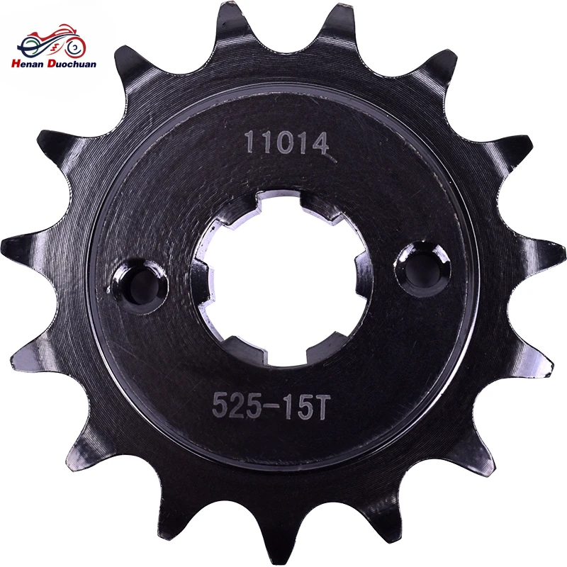 525-15T Motorcycle Front Sprocket For Honda CBR400 VFR400 87-89 GB500 89-90 XBR500 87-88 CBR VFR 400 XBR 500 bike