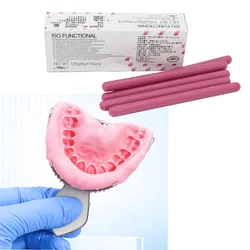 15 Pcs Dental Denture Impression Material/ ISO Functional Thermo Plastic Sticks Edge Trimming Resin Wax Tray Tooth Rubber Model