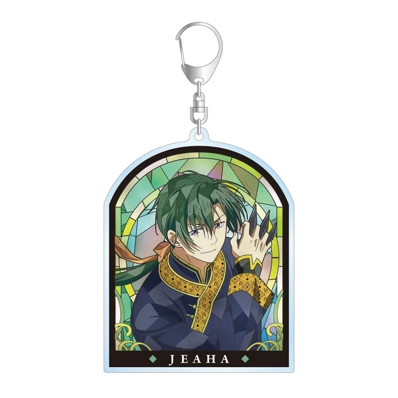 Wholesale 6cm nime Akatsuki no Yona Acrylic Pendant Keychains Characters Ornament Accessories Goods Collection bag decorations