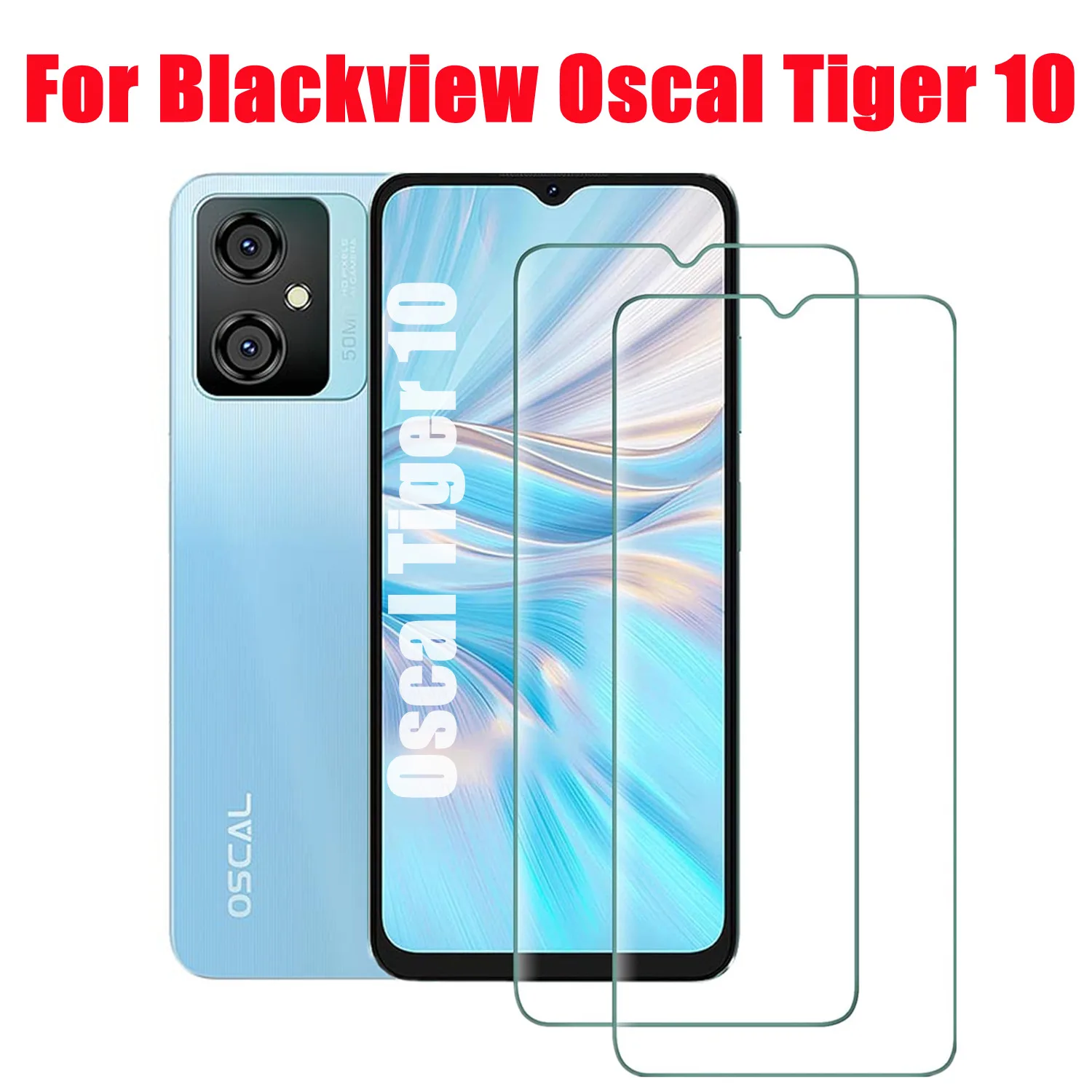 

2/4 шт. закаленное стекло для Blackview Oscal Tiger 10 Защитная стеклянная пленка для экрана