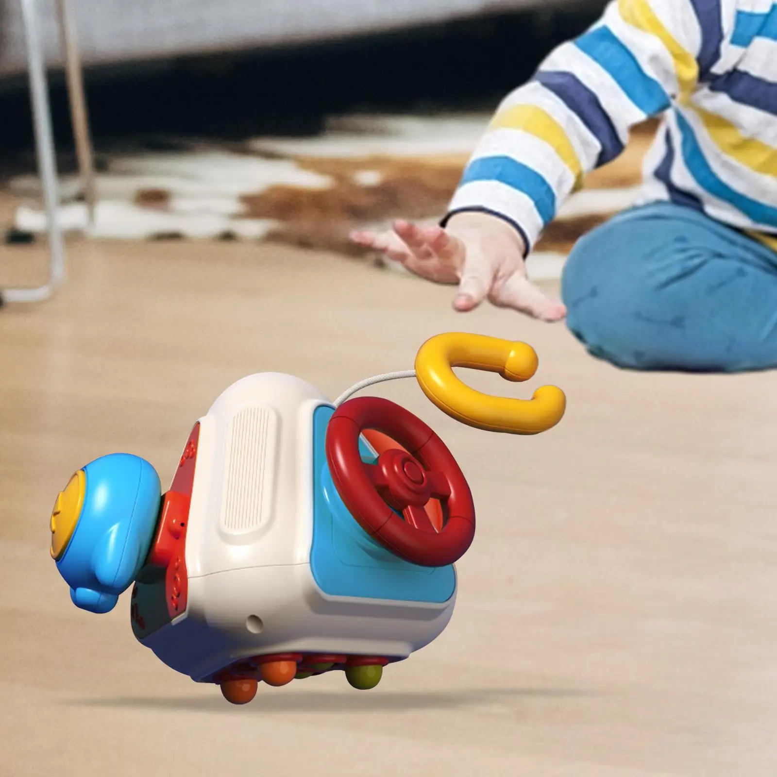 Tablero Sensorial Montessori, Juguete de Viaje, Cubo de Actividades Sensoriales para Niños y Niñas, Regalo de Cumpleaños para Niños de 1+ Año