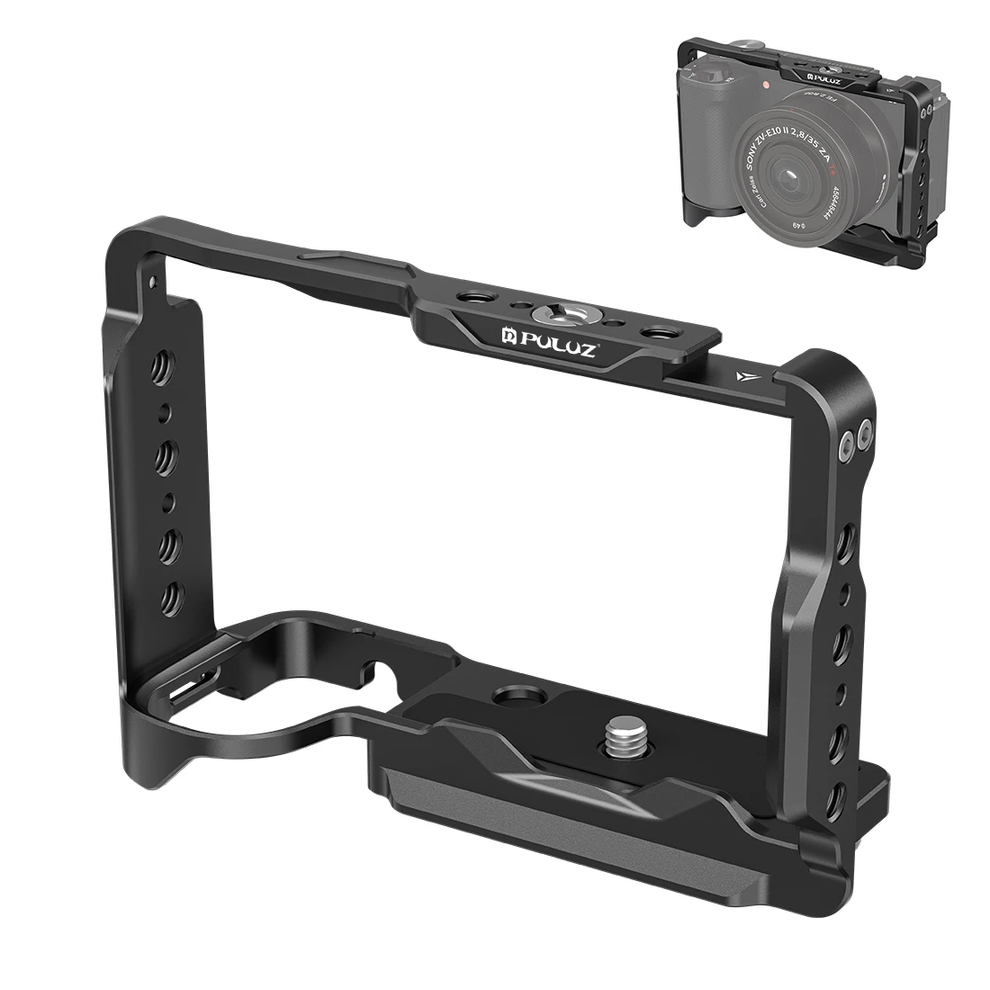 

PULUZ Metal Camera Cage Stabilizer Rig For Sony ZV-E10 II / ZV-E10M2 Video Film Movie Making Bracket