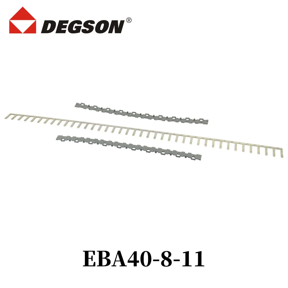 10Pcs DEGSON EBA40-8-00ZH Bridge Short Circuit Bar Accessories Din rail terminal blocks EBA40-8 Phoenix  Contact Lead 7439-92-1