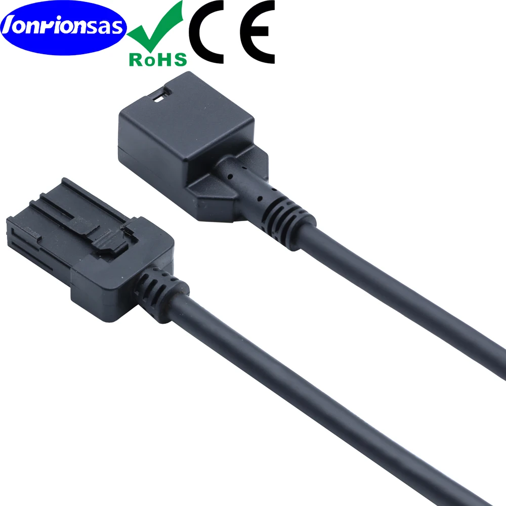 High Speed HDMI E type 19P male black molding to HDMI E type female black molding with Ethernet video cable