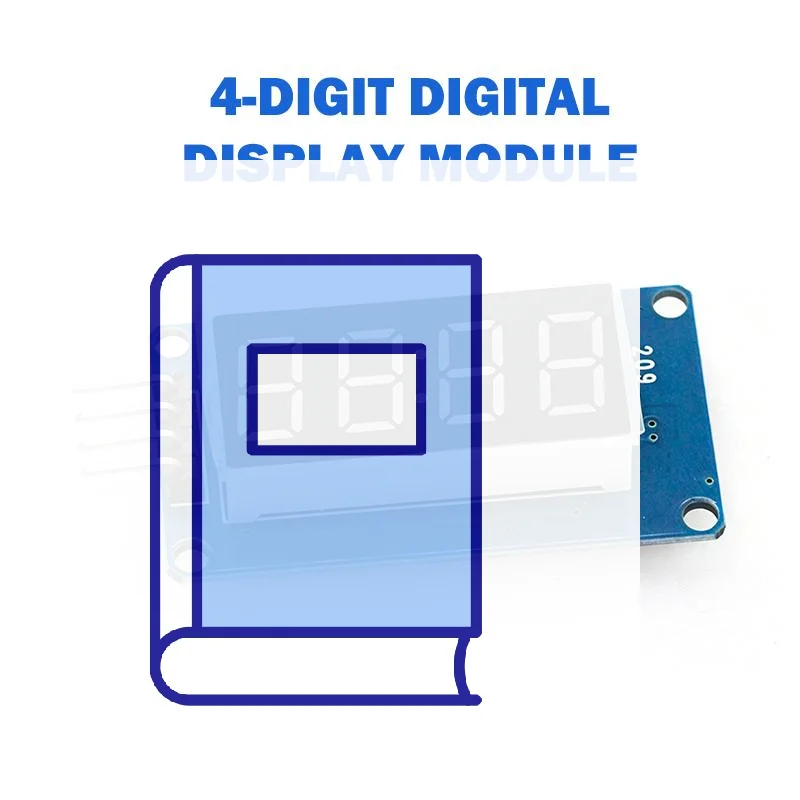 

TM1637 4 Bits Digital LED Display Module For 7 Segment 0.36Inch Clock RED Anode Tube Four Serial Driver Board Pack