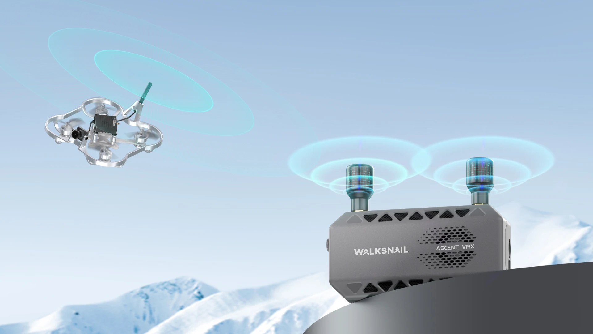 CADDXFPV Walksnail Ascent FPV VRX-Empfänger 5,8 GHz 6 km Dual-Antennen-Signal unterstützt alle FPV-Brillen und -Displays mit HDMI-Eingang. – Detail 15