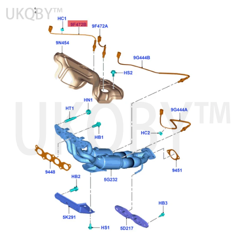 apply Fo rr es t MT right front oxygen sensor ED8A9F472BB