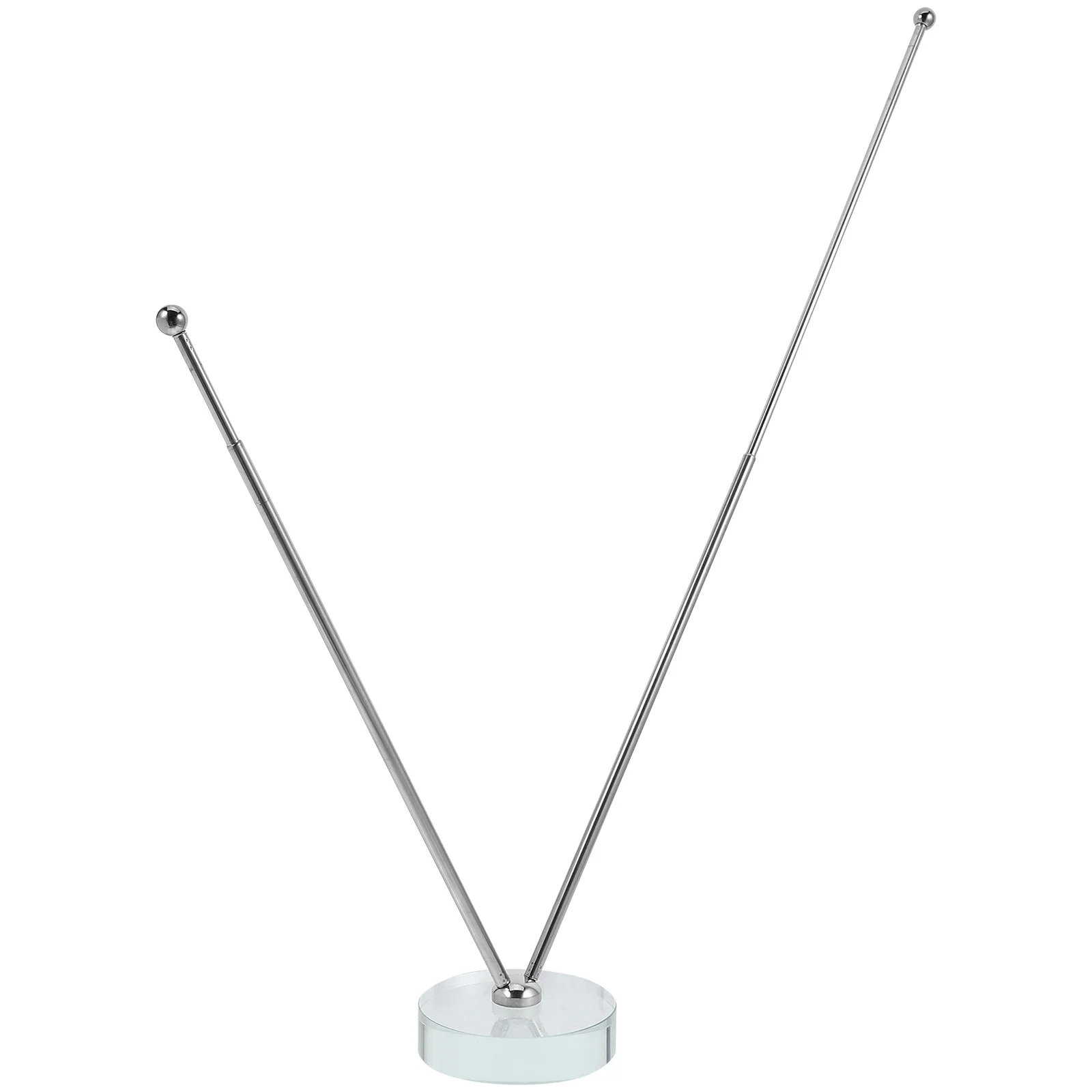 

Desktop Flagpole Stainless Steel Base Table Pole Holder V-Shaped For Office Home Party Festival Desk Base Desktop Stand