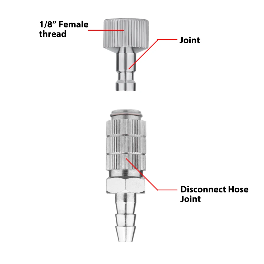 Airbrush Quick Disconnect Joint 1/8\